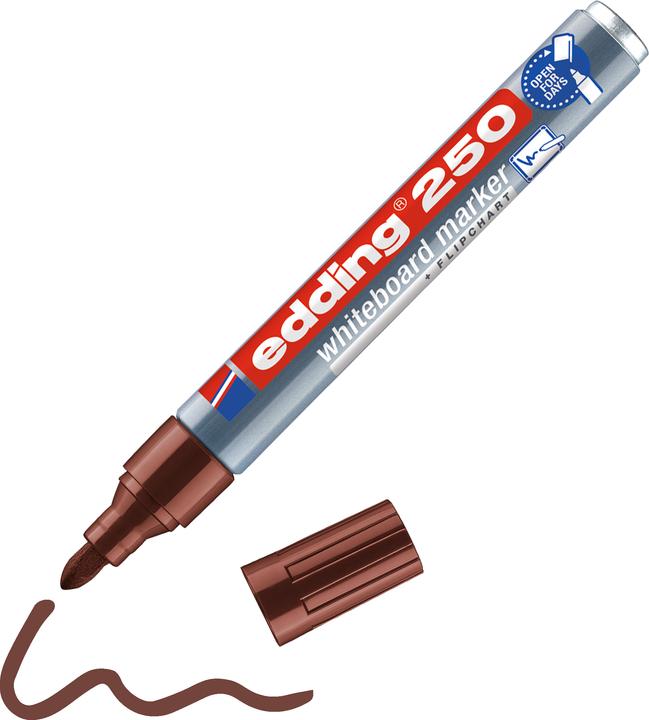 Image du produit Edding Marqueur pour tableau blanc 250 (Marron, 3 mm, 1 x)