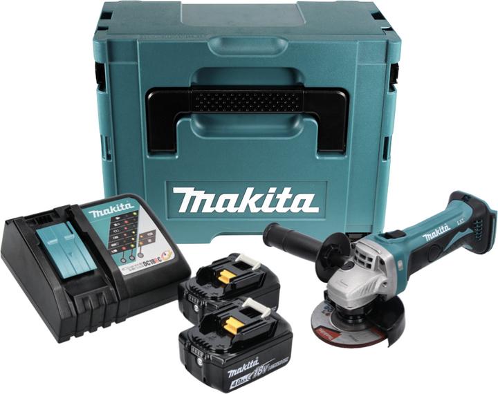 Image du produit Makita Meuleuse d'angle DGA452RMJ, 2 batteries (115 mm)