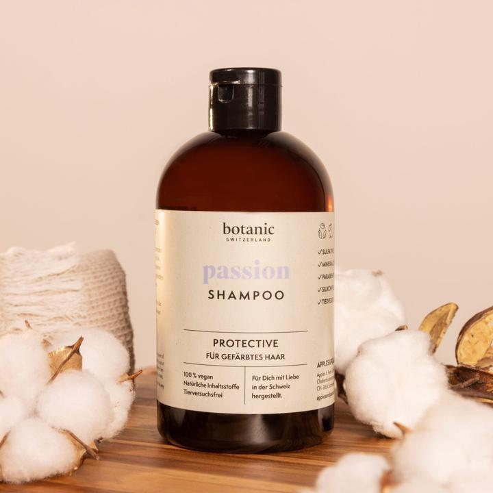 Produktbild Botanic Switzerland passion | Shampoo für gefärbtes Haar (500 ml, Flüssiges Shampoo)