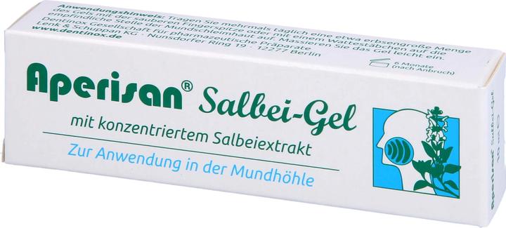 Actual product image Dentinox Aperisan Sage Gel for sensitive and irritated gums, 10 ml gel (10 ml)