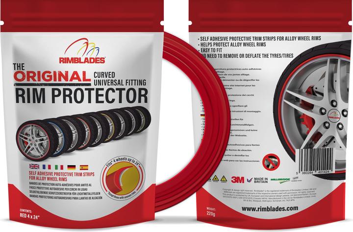 Produktbild AM Felgenschutz Rimblades Original Deluxe Kit Rot