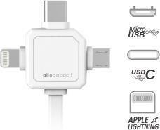 Produktbild Allocacoc USB 3 in 1 (1.50 m, USB 2.0)