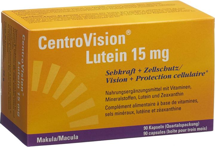 CentroVision Lutein 15 mg (90 Stück, Kapseln, 115 g)