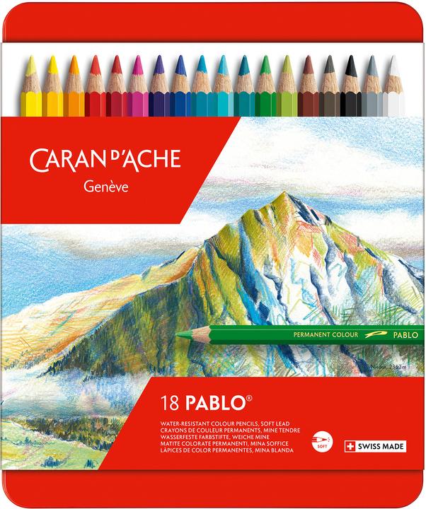 Image du produit Caran d'Ache Pablo Metallschachtel (Multicolore, 18 x)