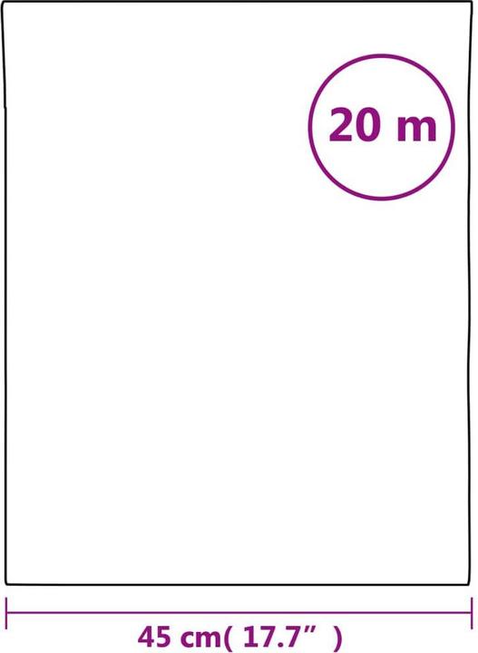 Produktbild VidaXL Fensterfolie Matt 3D Regenbogen-Muster PVC