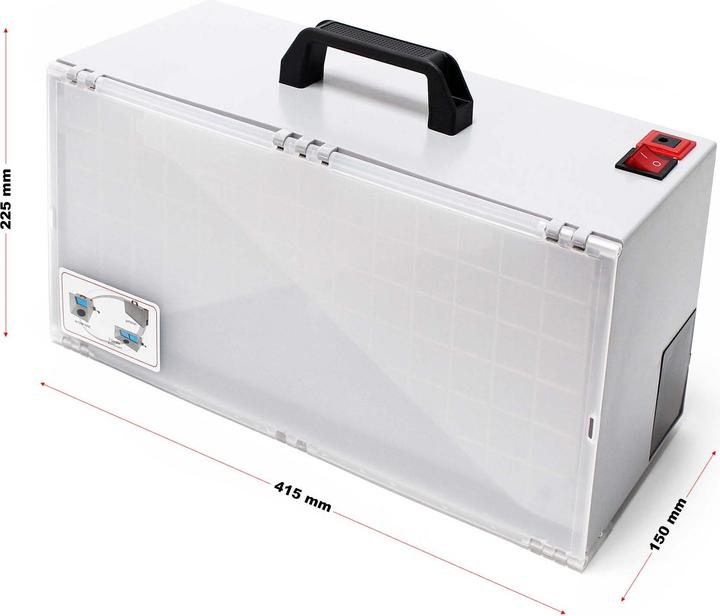 Image du produit Wiltec Système d’aspiration Airbrush 4m³/min Set Accessoires Aréographie Brouillard de peinture Filtre