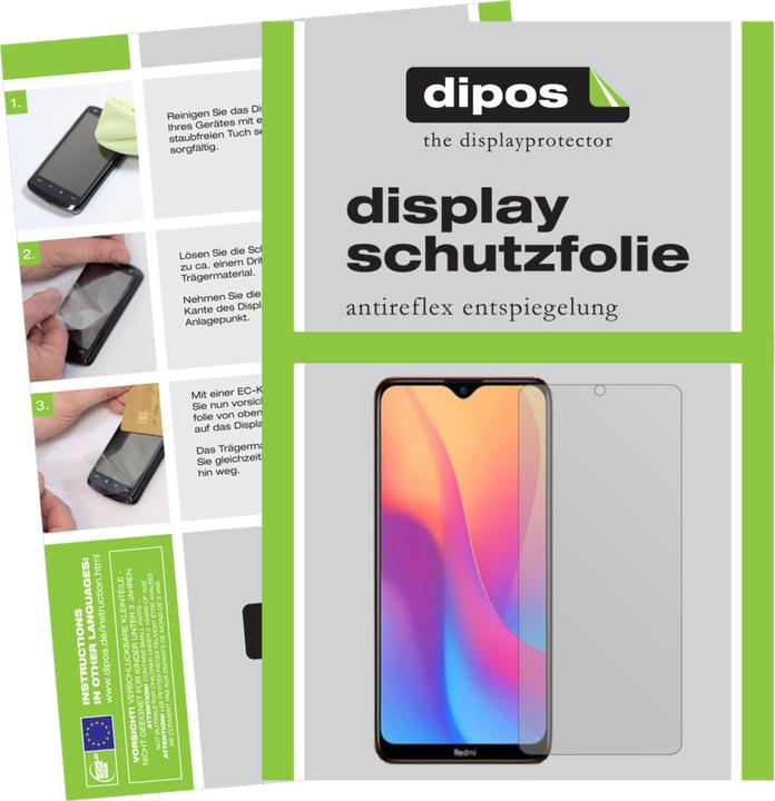Dipos Displayschutzfolie Antireflex (2 Stück, Xiaomi Redmi 9A)