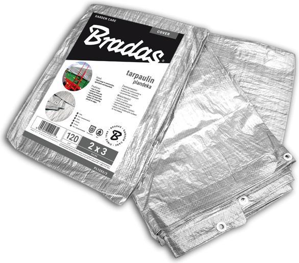 Produktbild Bradas Abdeckplane 6 x 8 Meter - 120 g silber (6 x 8 m)
