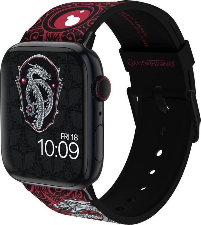 Produktbild Moby Fox Game of Thrones Smartwatch-Armband There Will Be Dragons (22 mm, Edelstahl, Silikon)