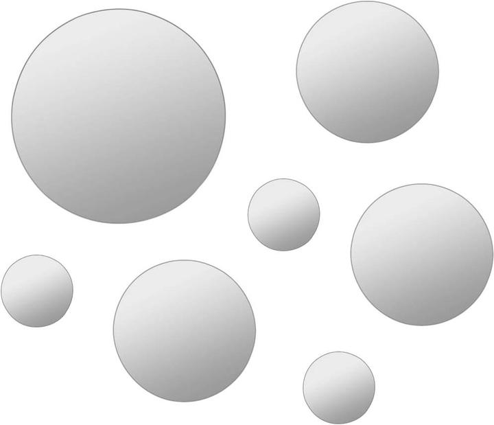 VidaXL Miroir murale (Ø 21 cm, Ø 14 cm, Ø 7 cm)