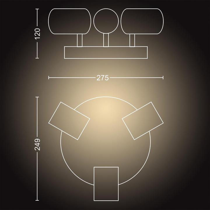 Actual product image Philips Hue Adore Basis BT (1050 lm, GU10)