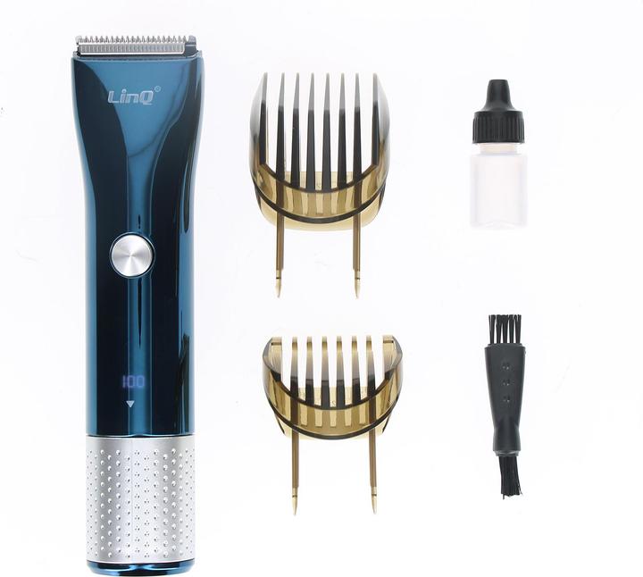 Actual product image LinQ IPX6 cordless beard and hair trimmer