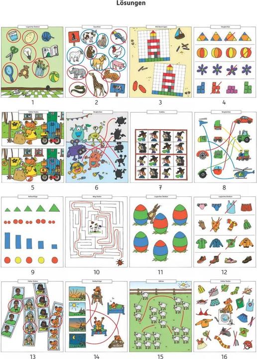 Actual product image Vorschulblock - Logisches Denken, rätseln und knobeln ab 5 Jahre (German, Sabine Dengl, Linda Bayerl, 2023)