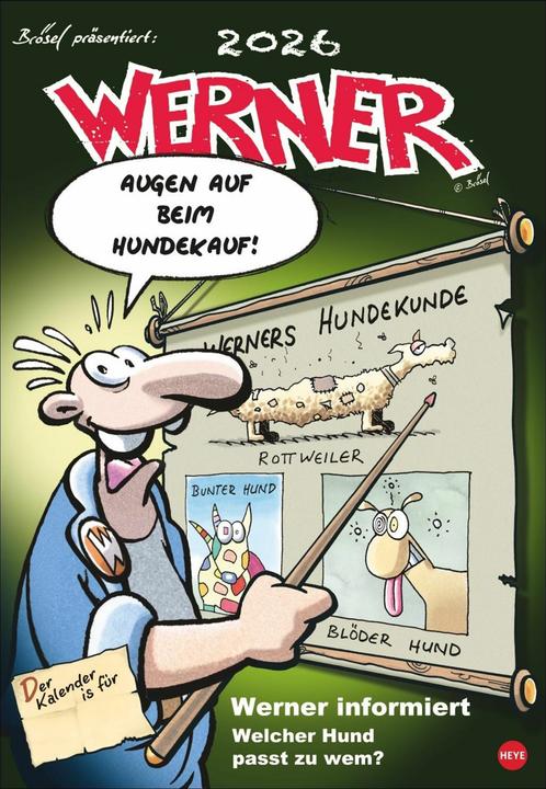Produktbild Werner Kalender 2026 (Harter Einband, Deutsch)