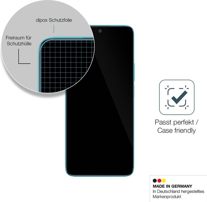 Produktbild Dipos Displayschutz Anti-Shock (2 Stück, Honor 90 Lite)