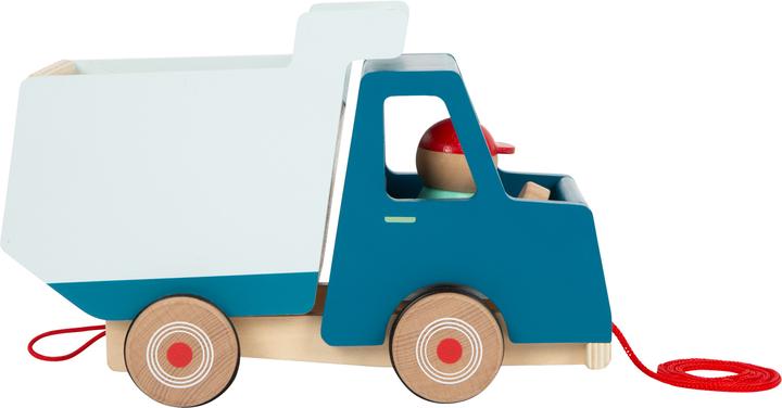 Actual product image small foot Dump truck pull-behind vehicle
