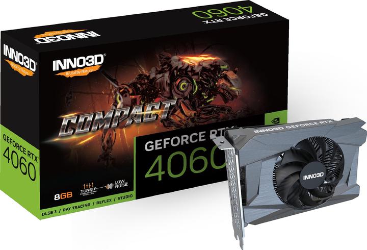 Actual product image Inno3D GeForce RTX 4060 Compact (8 GB)