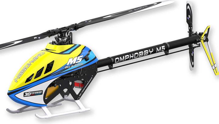 Produktbild OMP Hobby Helikopter M5 Solar-Yellow Bausatz und Rotorblätter