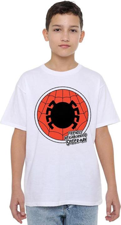 Immagine prodotto Spiderman Friendly Neighborhood Maglietta Distintivo Bambini (140)