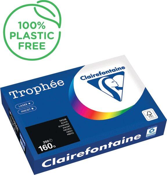 Produktbild Trophee Kopierpapier, DIN A4, 160g/qm, 250 Blatt, schwarz (160 g/m²)
