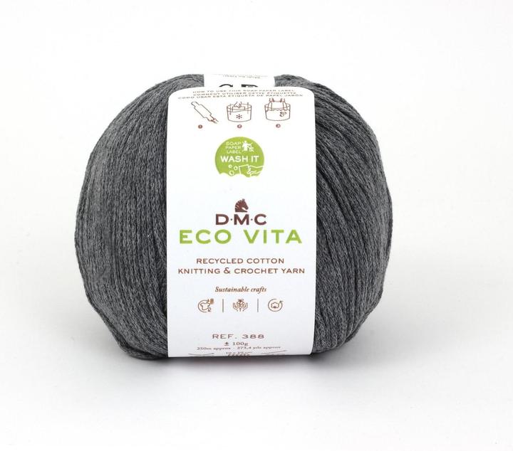 Actual product image DMC Wool Eco Vita 100 g, Dark Grey (250 m)