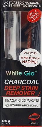 Produktbild White Glo Charcoal Deep Stain Remover Whitening Paste Is Teeth 100Ml (100 ml, Crème)