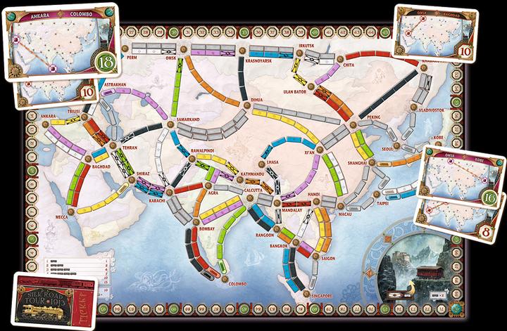 Immagine prodotto Asmodée Ttr Ticket To Ride Map Collection N 1 Asia Leggendario Asia (Tedesco, Francese, Inglese)