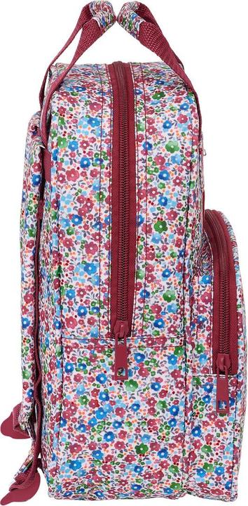 Produktbild Nait Nait Schulrucksack Flores coimbra burdeos Burgunderrot 20 x 28 x 8 cm