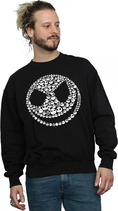 Disney Nightmare Before Christmas Jack Skull Collage Sweatshirt (XXL)