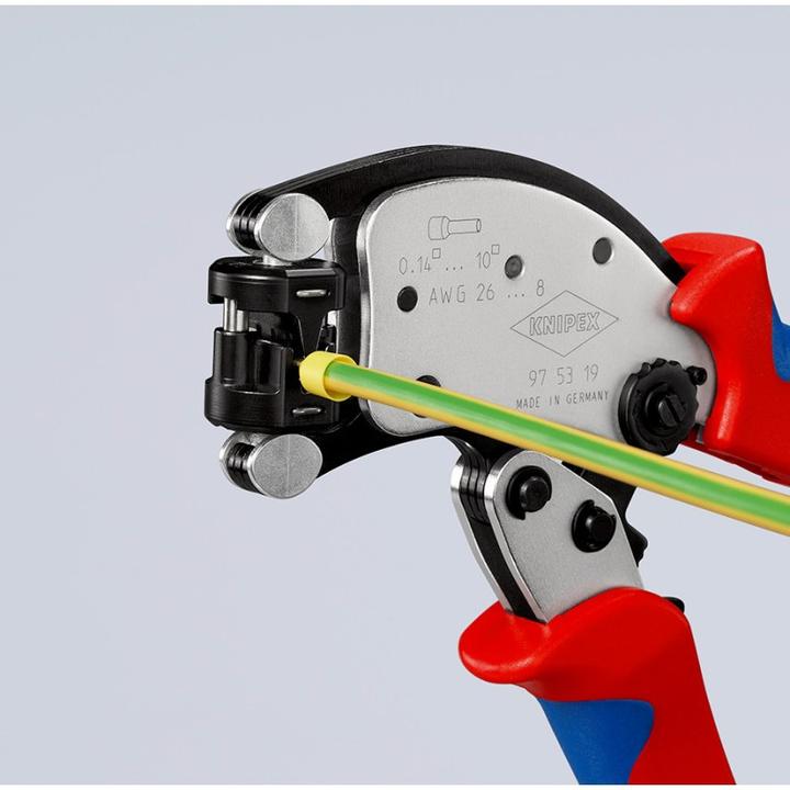 Produktbild Knipex Selbsteinst. Crimpzange f.Aderendhülsen (200 mm)