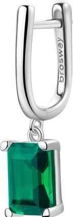 Brosway Decent silver single earring Fancy Life Green FLG07