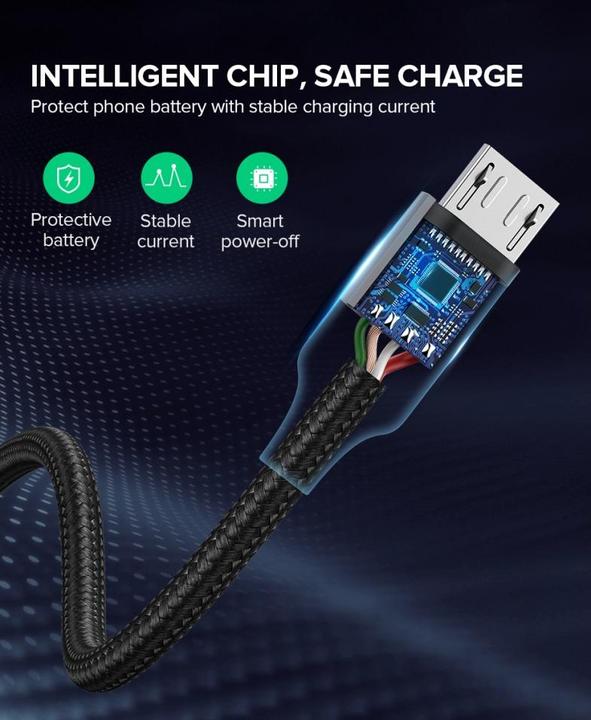 Produktbild Ugreen Micro USB – USB A (2 m, USB 2.0)