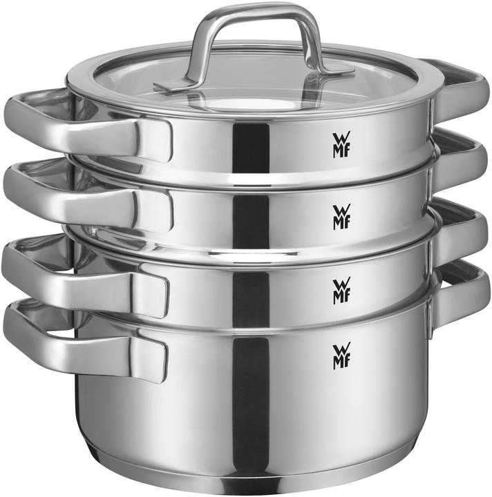 Produktbild WMF Compact Cuisine Kochgeschirr-Set (24 cm, Pfannenset + Topfset, Edelstahl)
