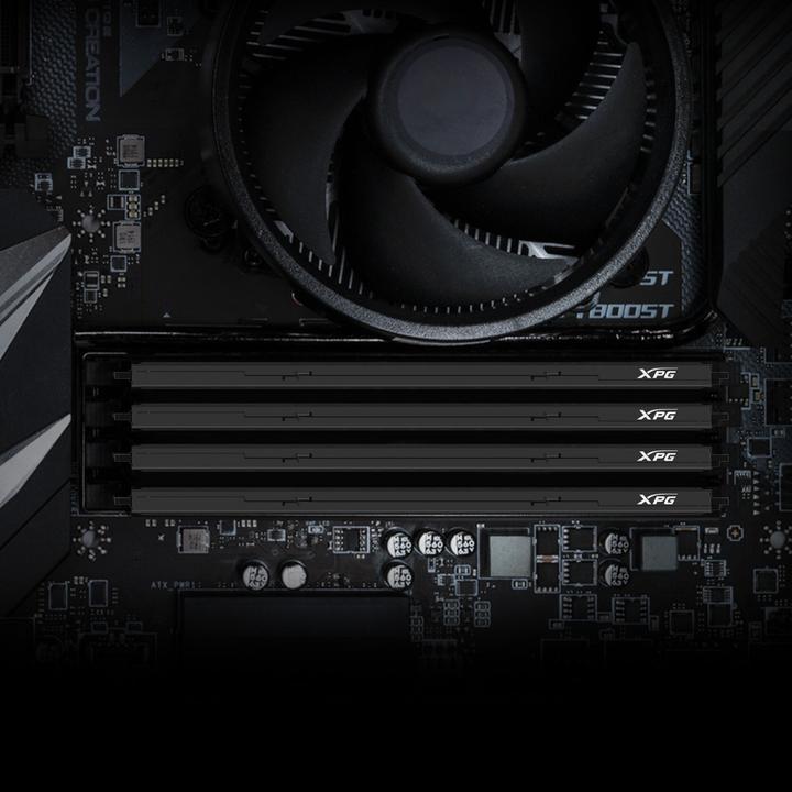 Actual product image Adata DDR4 8GB 3200-16 XPG D35 bk Single Tray (1 x 8GB, 3200 MHz, DDR4-RAM, DIMM)