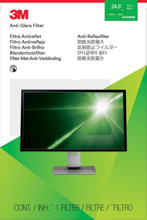 Actual product image 3M Anti-glare filter for 61.00cm (24") widescreen monitor (24.02", 16 : 9)