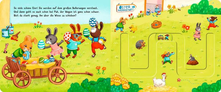 Produktbild Meine Schiebebahn-Pappe: Hilf mit an Ostern (Deutsch)