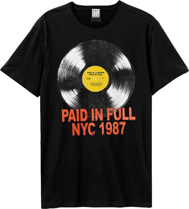 Amplified Paid In Full Record TShirt