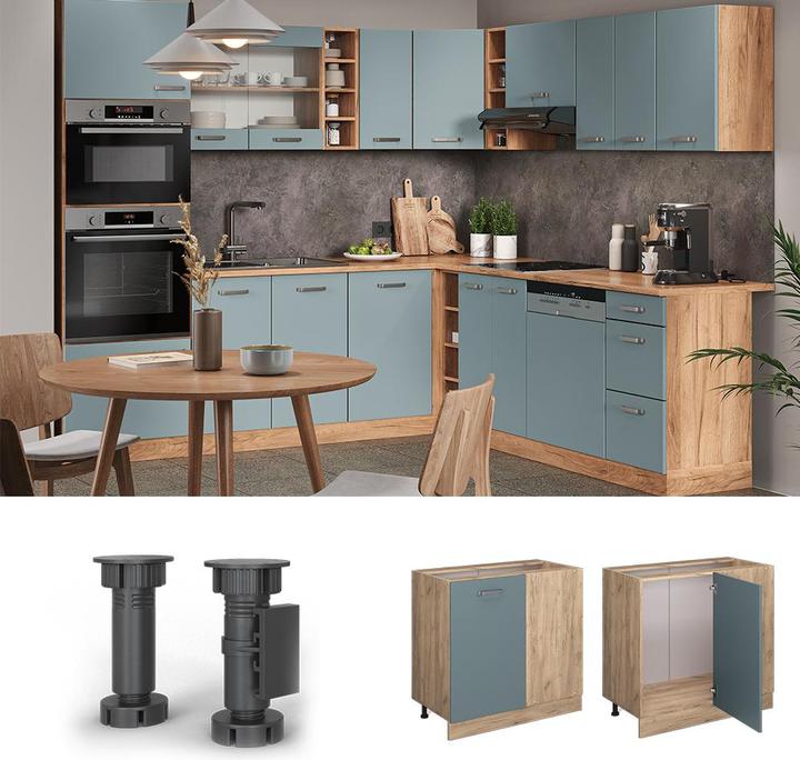 Actual product image Vicco Eckunterschrank R-Line (86 x 46 x 81.5 cm)