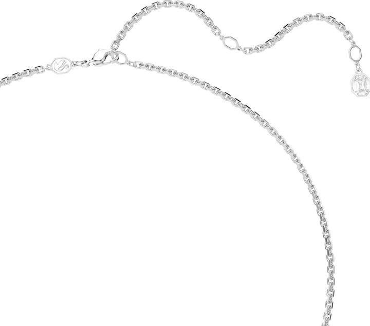 Produktbild Swarovski Millenia Halskette Oktagon Schliff Weiss Rhodiniert