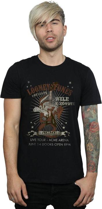 Immagine prodotto Looney Tunes Maglietta in cotone con chitarra di Wile E Coyote (XL)