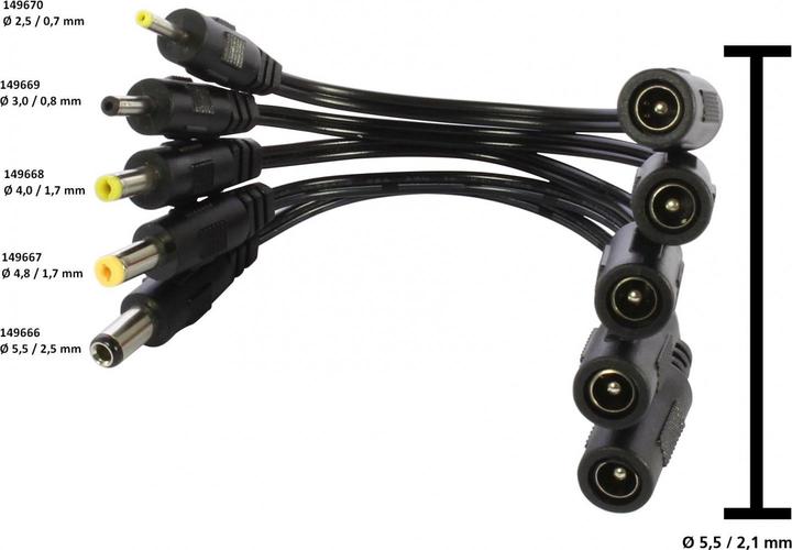 Produktbild Synergy 21 LED zub Hohlbuchse KEFA Phoenix komparible Adapter Stecker 2F