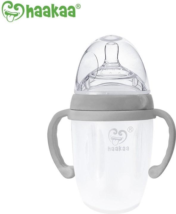 Image du produit Haakaa Génération 3 biberon 250ml - Gris