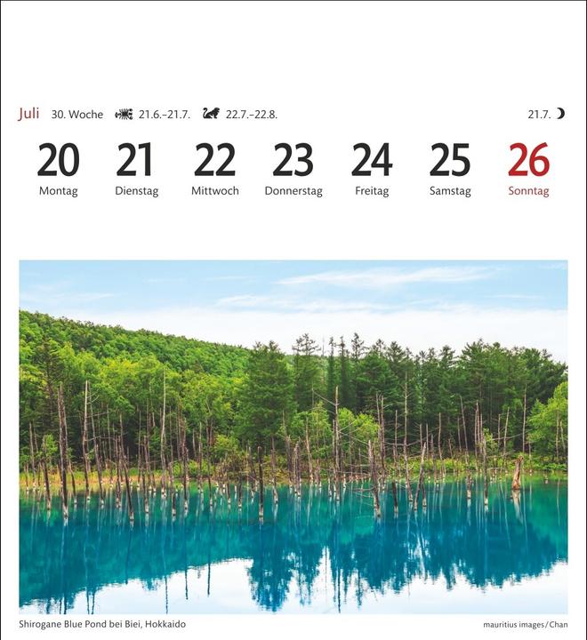 Image du produit Harenberg Japan Sehnsuchtskalender 2026 - Wochenkalender mit 53 Postkarten (Couverture rigide, Allemand)