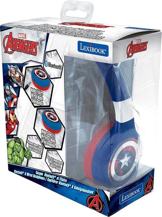 Produktbild Lexibook Avengers - 2 in 1 Bluetooth foldable Headphones (HPBT010AV)