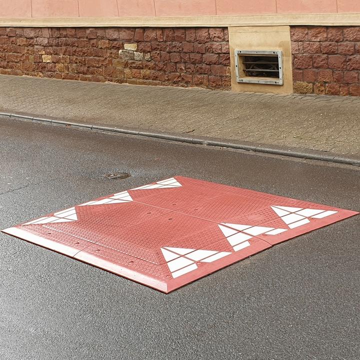 Produktbild Moravia Berliner Kissen Eckelement LINKS 90x100x6.5 cm, rotbraun