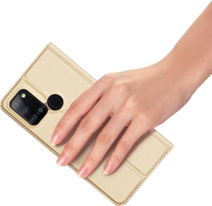 Immagine prodotto Dux Ducis Galaxy A21s - Custodia Flip Folio oro (Samsung Galaxy A21s)