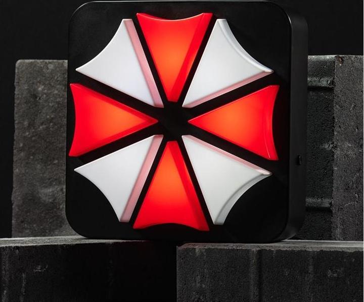 Actual product image Numskull Resident Evil Umbrella Corporation - 3D wall light