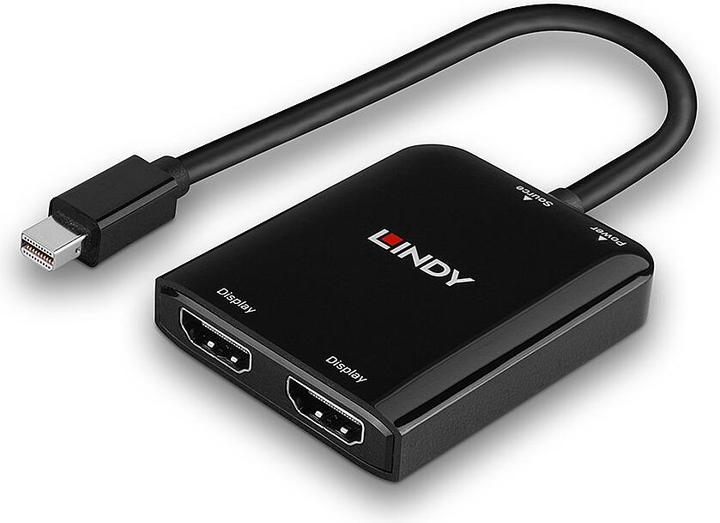 Actual product image Lindy Mini DisplayPort to 2 Port HDMI MST Hub (Mini USB, 2 Ports)