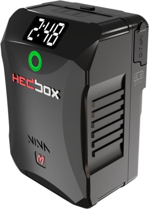 Produktbild Hedbox - Cine V Lock Mount ( High Dur Aluminium )- 98Wh / 6600mAh- 10A / 90W Max Load- USB Output 5.1V / 2. (Kamera Akku Ladegerät)