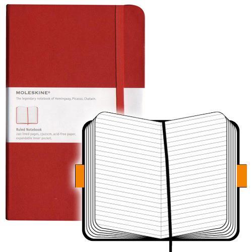 Productafbeelding Moleskine Notebook Klassiek Groot (A5, Rijen, Hardcover)